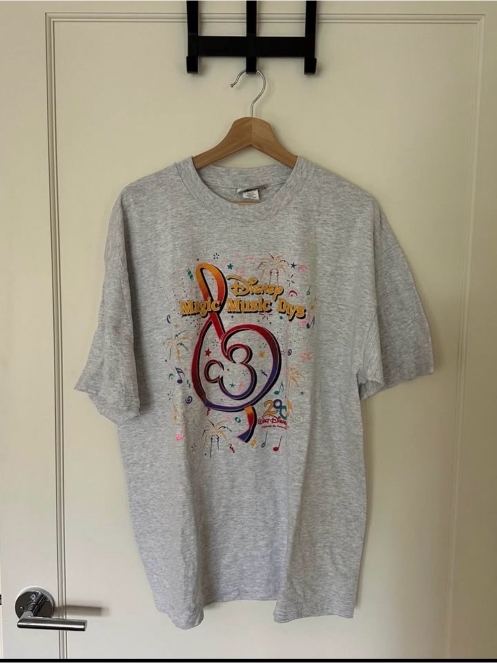 Vintage Walt Disney World Tee - Grey -XL
